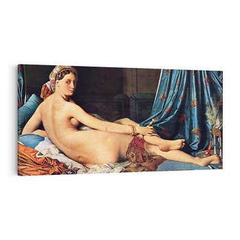 Obraz na płótnie 140x70 - "Grande Odalisque" (1814) Jean Auguste Dominique Ingres - Reprodukcja - reprodukcja, obraz na płótnie