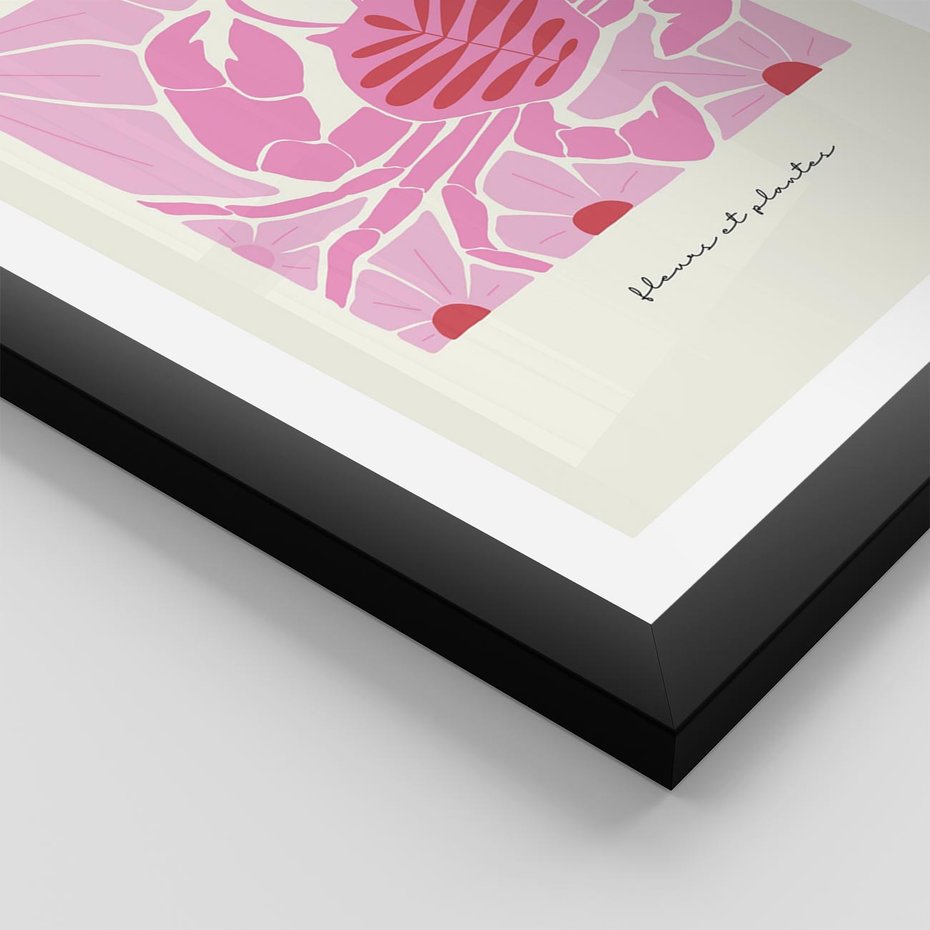 Plakat w ramie 50x70 - Rozświetlone Impresje - abstrakcyjny plakat, krab - rama czarna