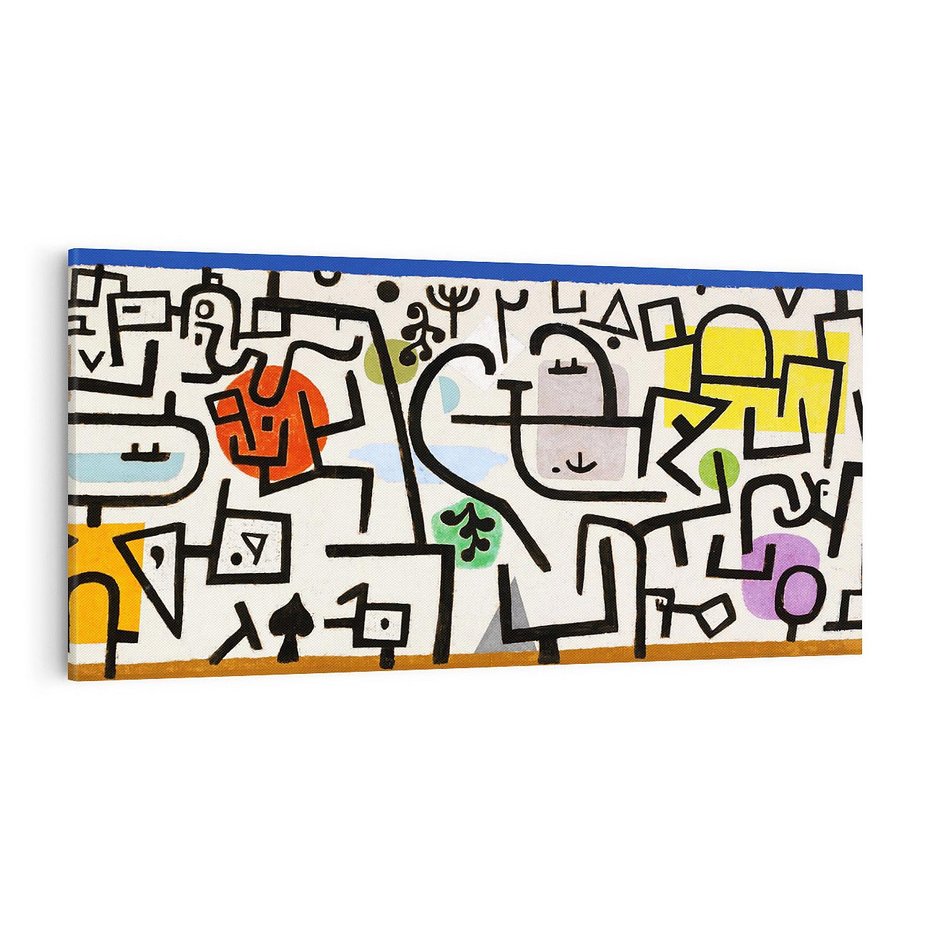 Obraz na płótnie 140x70 - Rich Port 1938, Paul Klee - Reprodukcja - reprodukcja, obraz na płótnie