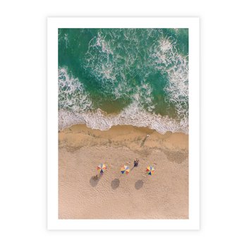 Plakat bez ramy 40x50 - Letnie Wakacje na Horyzoncie - plaża, morze