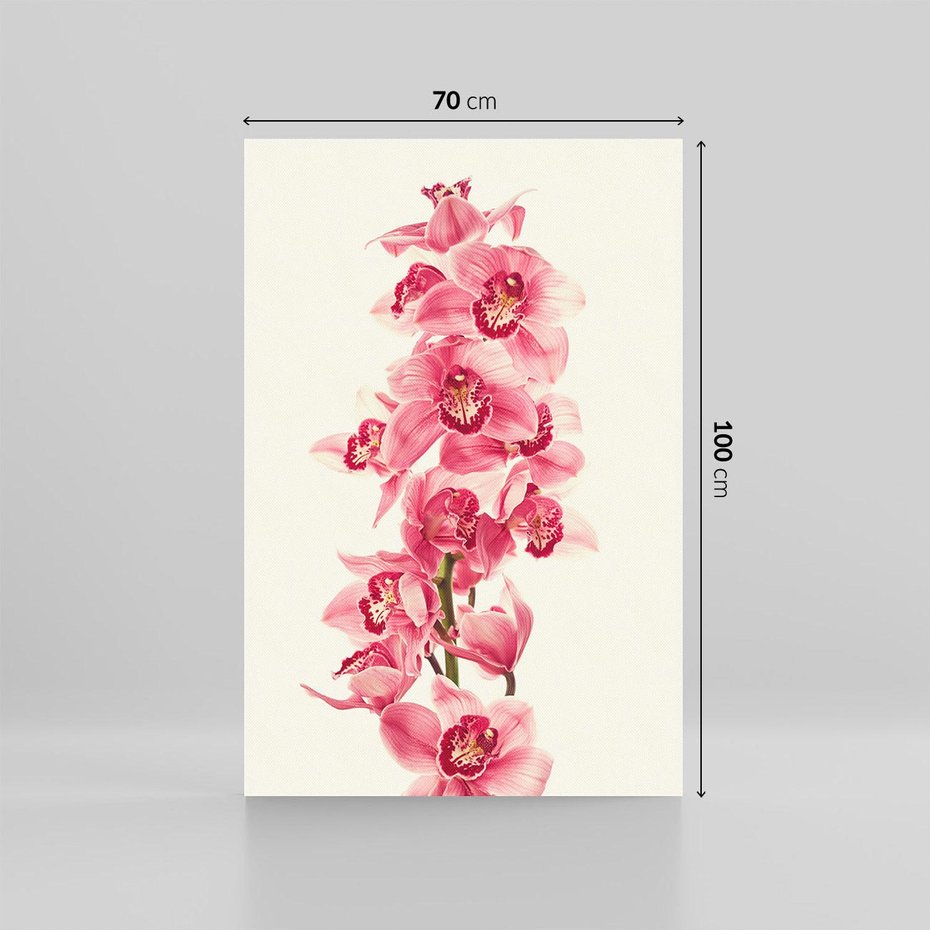 Obraz na płótnie 70x100 - Orchidea w spa - relaks - orchidea, spa