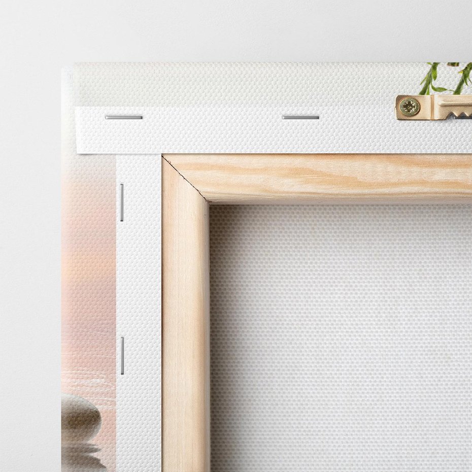 Obraz na płótnie 70x100 - Harmonia i relaks - spa, bambus