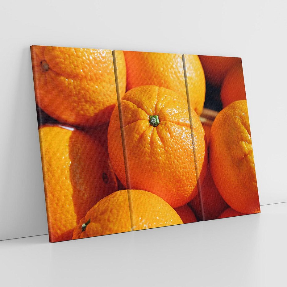 Obraz na płótnie 120x80 - Pomarańcze Owoce - pomarańcze, owoce