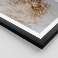 Plakat w ramie 50x70 - Boho Urok Traw Pampasowych - suche trawy, pampas - rama czarna