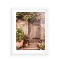 Plakat w ramie 40x50 - Stare drzwi pełne historii - drzwi, stare - rama biała