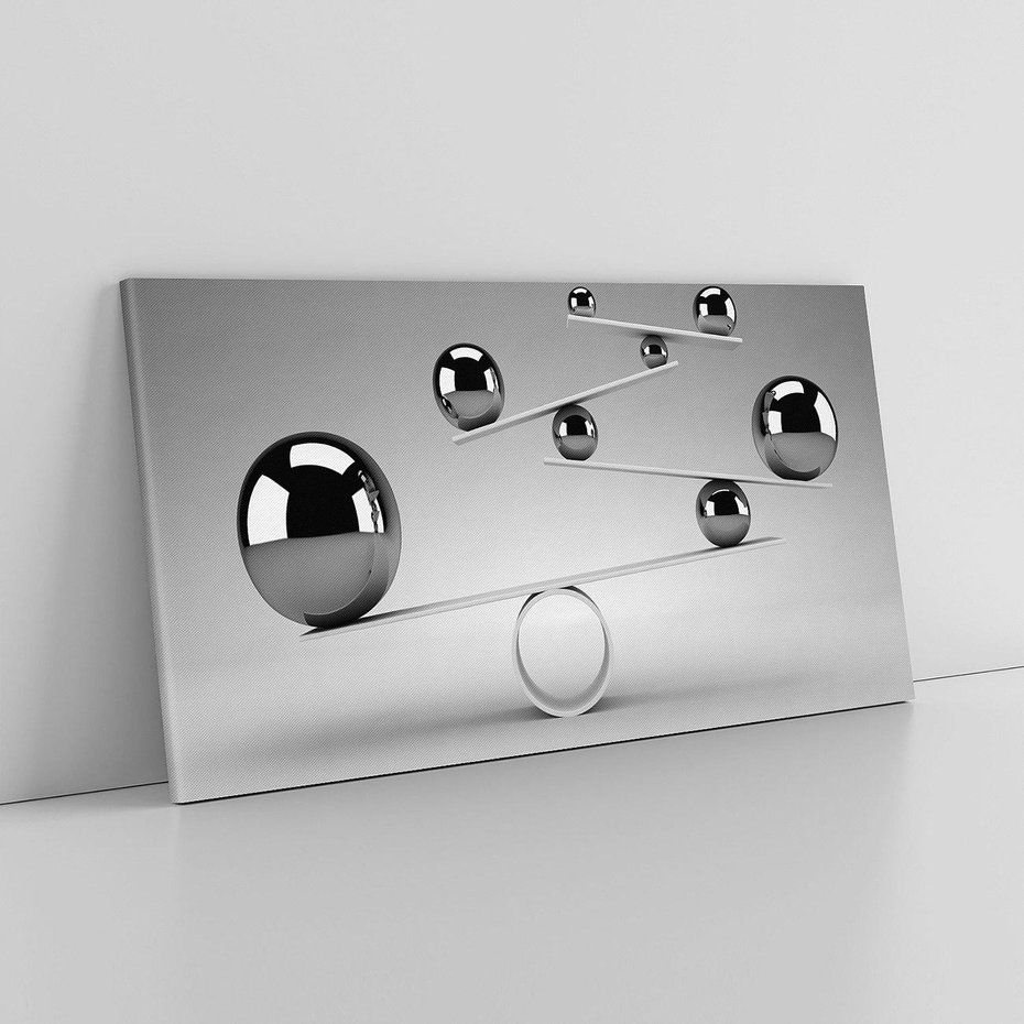 Obraz na płótnie 140x70 - Kolorowe kule abstrakcji - kule, kulki