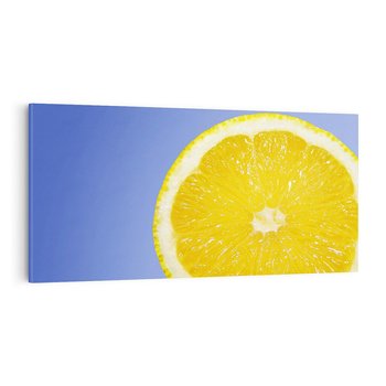 Obraz na płótnie 140x70 - Cytryna Żywa Energia - cytryna, owoce