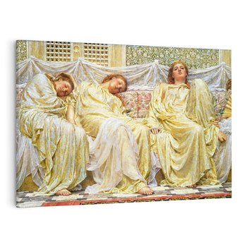 Obraz na płótnie 120x80 - "Marzyciele" (1850-1882) Albert Joseph Moore - Reprodukcja - reprodukcja, obraz na płótnie