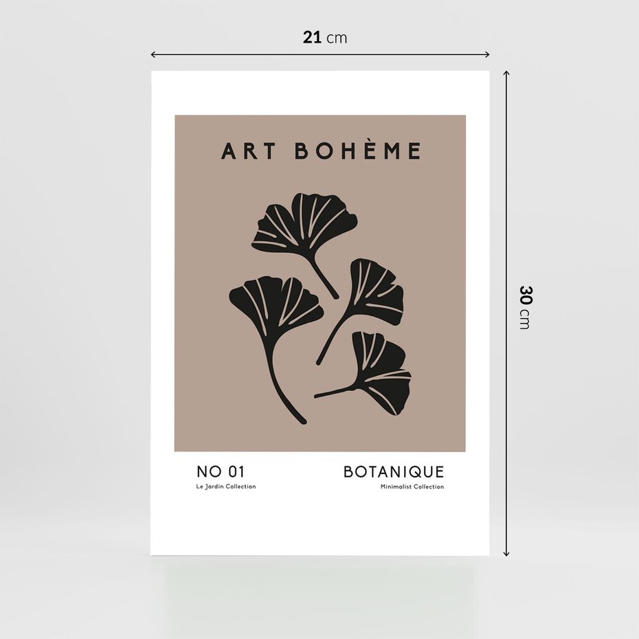 Plakat bez ramy 21x30 - Botaniczne wymysły - sztuka boho, plakat
