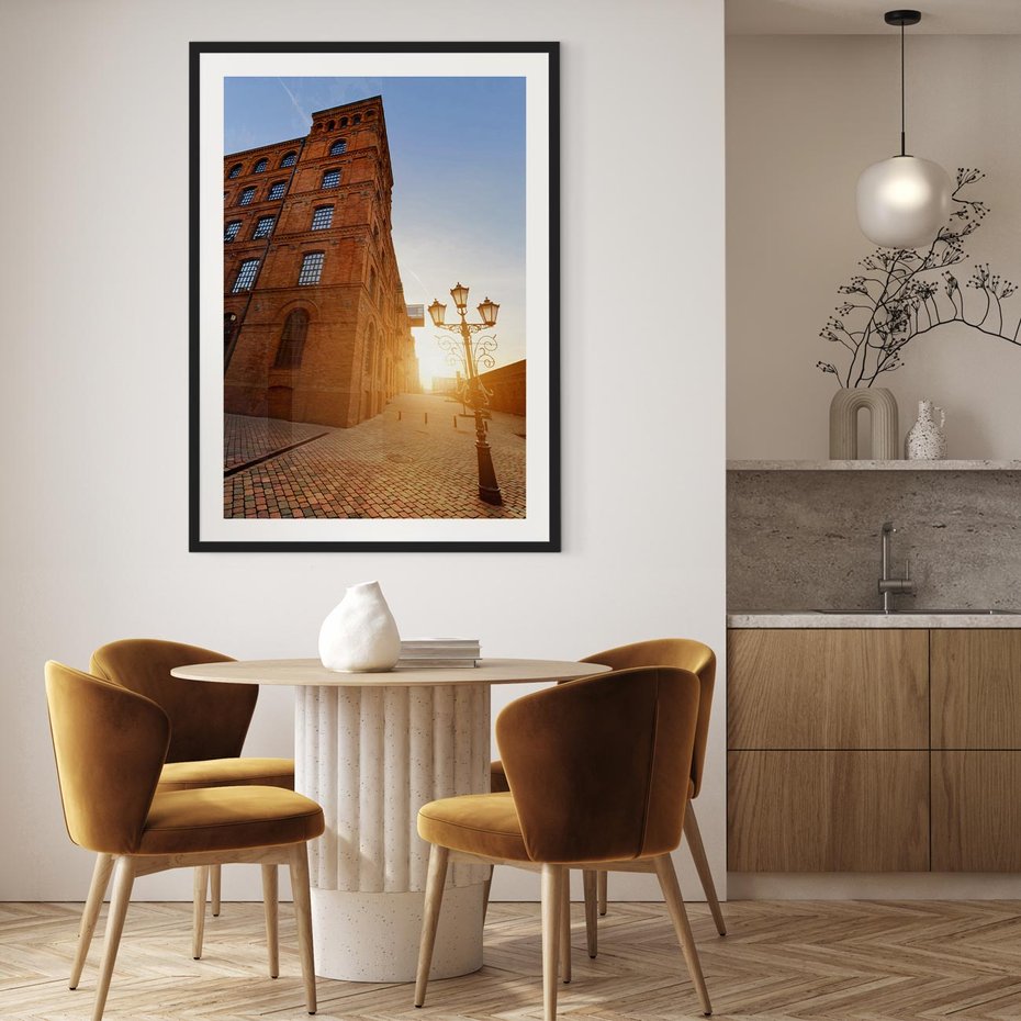 Plakat bez ramy 40x50 - Perspektywa uliczki - uliczka, perspektywa