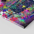 Obraz na płótnie 30x30 - Harmonia Muzyki - grafika, muzyka