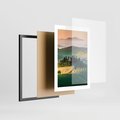 Plakat w ramie 30x40 - Perspektywa malowniczego widoku - widok, perspektywa - rama czarna