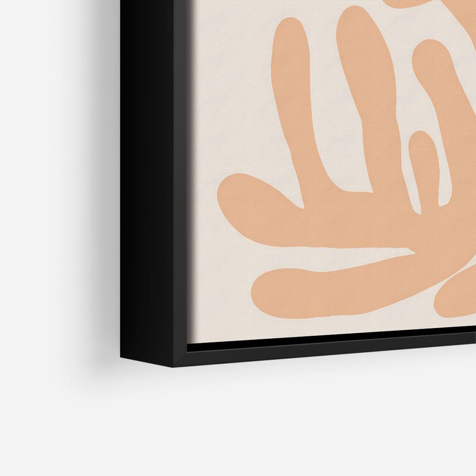 Obraz w ramie 50x70 - Rozkwitające Abstrakcje - nowoczesna sztuka, plakat modern - rama czarna