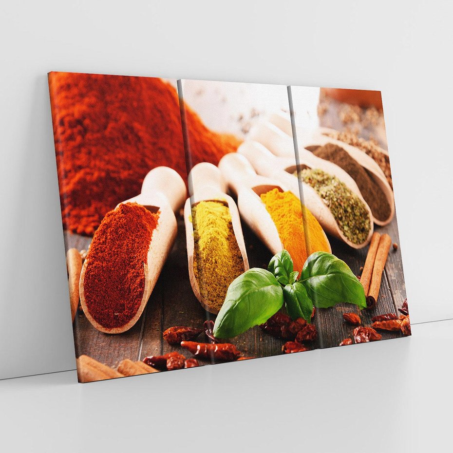 Obraz na płótnie 120x80 - Magia Smaku - przyprawy, azja
