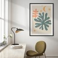 Plakat bez ramy 21x30 - Rozbłysk Emanacji - boho formy, kształty