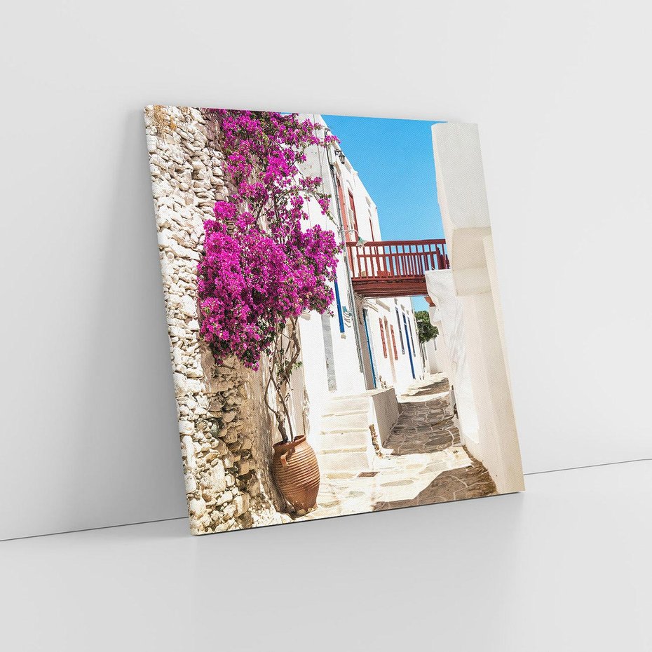 Obraz na płótnie 40x40 - Kwiaty Chorwacji - kwiaty, Chorwacja