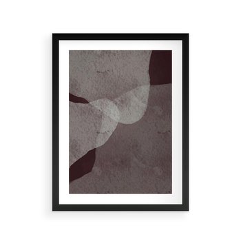 Plakat w ramie 30x40 - Obce Odcienie - mroczny plakat, nowoczesne wnętrza - rama czarna