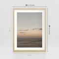 Plakat w ramie 30x40 - Chwila Romantyzmu - morze, niebo - rama drewno