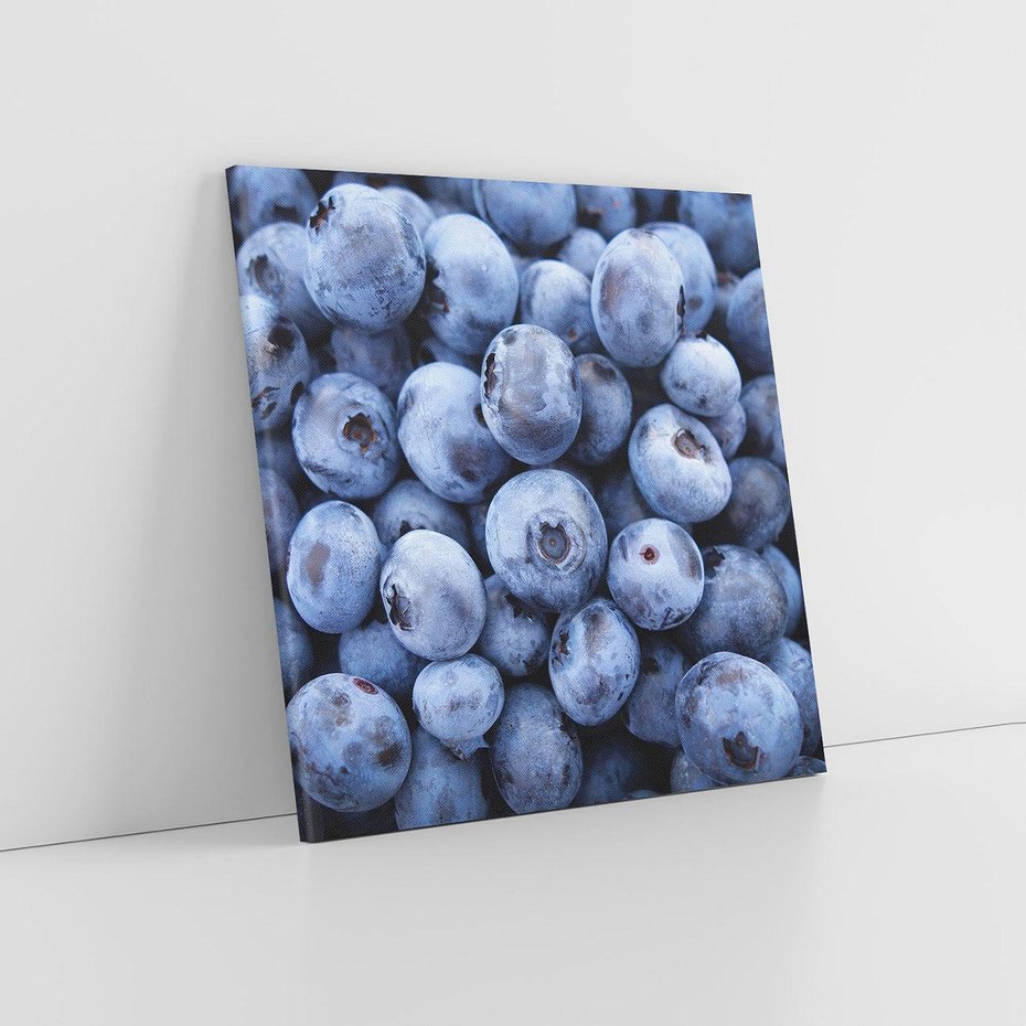 Obraz na płótnie 60x60 - Borówki Leśna Harmonia - borówki, owoce