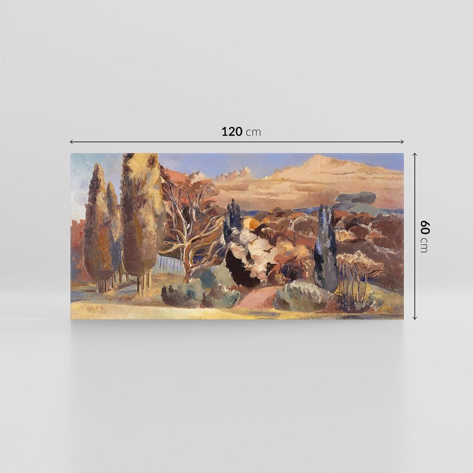 Obraz na płótnie 120x60 - Landscape of the Moon's First Quarter (1943), Paul Nash - Reprodukcja - reprodukcja, obraz na płótnie