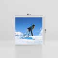 Obraz na płótnie 30x30 - Snowboard na zimowych zboczach - snowboard, zima