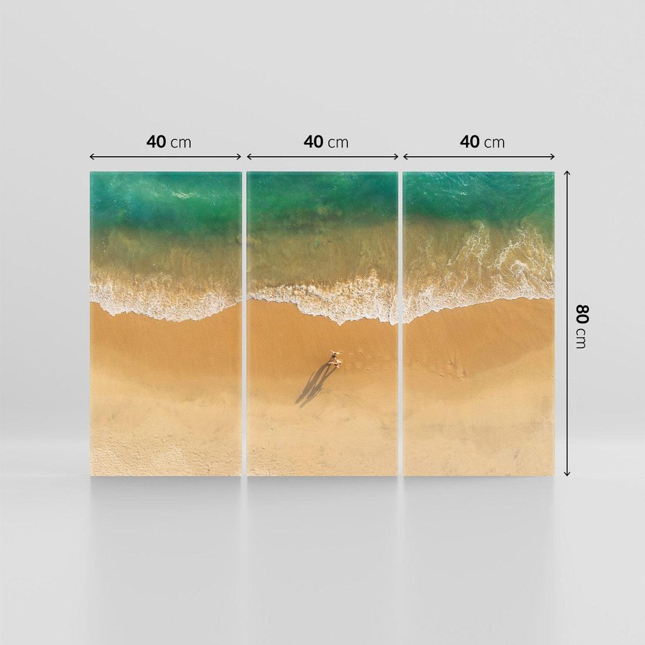 Obraz na płótnie 120x80 - Oaza Relaksu - plaża, morze