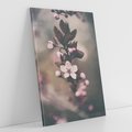 Obraz na płótnie 80x120 - Przemijający Urok - kwitnąca, wiśnia