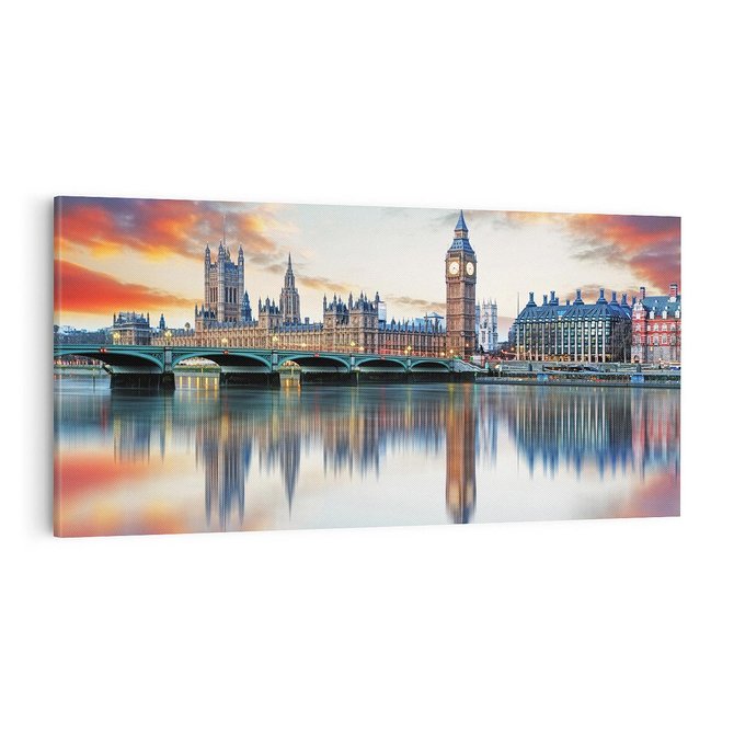 Obraz na płótnie 100x50 - ikona Big Benu - Londyn, Big Ben