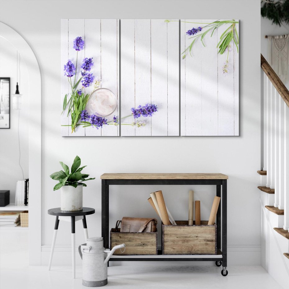 Obraz na płótnie 120x80 - Lawenda Kwiaty - lawenda, kwiat