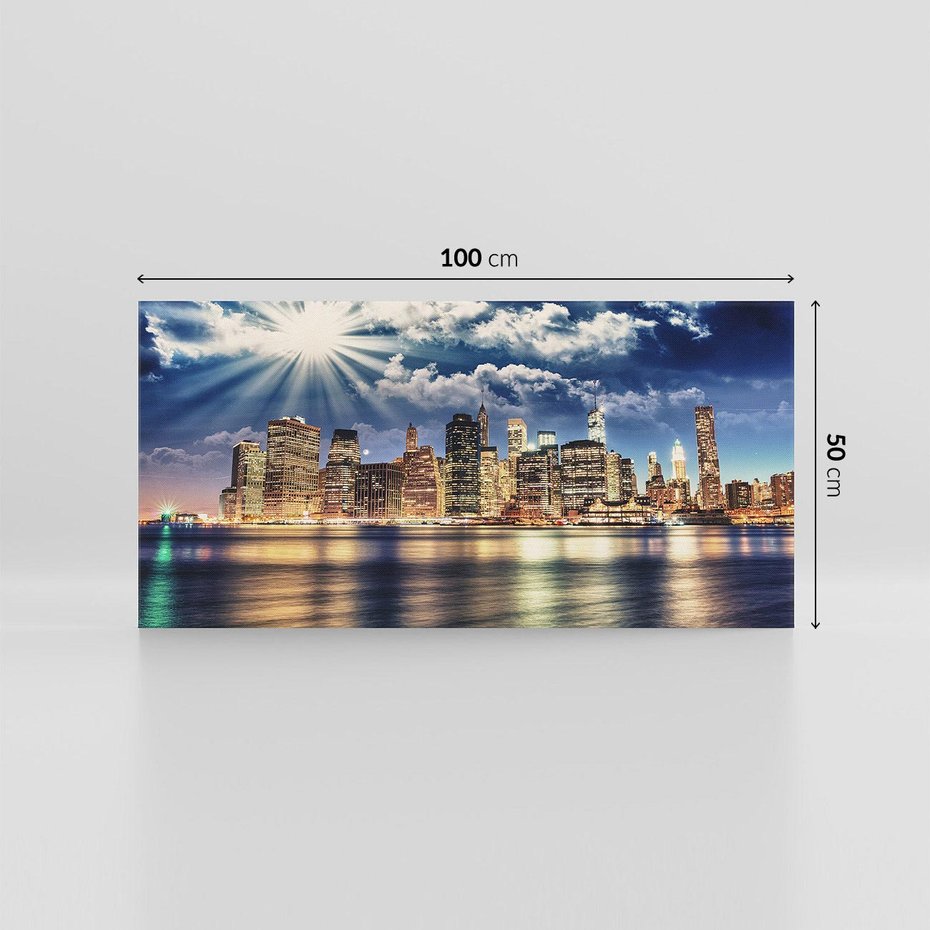 Obraz na płótnie 100x50 - Majestatyczny Manhattan - Nowy York, USA