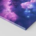 Obraz na płótnie 50x50 - Mityczna podróż - kosmos, jednorożec