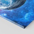 Obraz na płótnie 70x100 - Planeta w nieskończoności - ziemia, kosmos