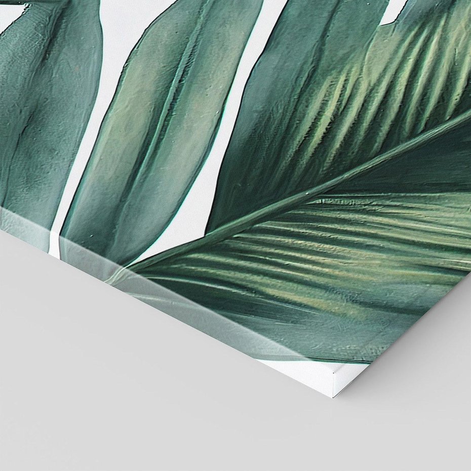 Obraz na płótnie 70x100 - Ruchome liście czasu - liście palmy, tropikalne