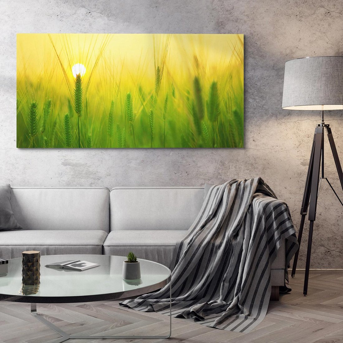 Obraz na płótnie 140x70 - Zboże w kłosach: Oda do plonów natury - zboże, kłos