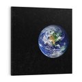 Obraz na płótnie 30x30 - Magiczne kosmiczne krajobrazy: ziemia i gwiazdy - kosmos, ziemia