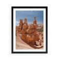 Plakat w ramie 50x70 - Spektakularne Formacje Naturalne - kanion, pustynia - rama czarna