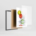Plakat w ramie 30x40 - Jabłkowa Fantazja - owoce, jabłka - rama czarna