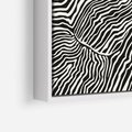 Obraz w ramie 50x70 - Migoczące Kontury - boho plakat, rycina - rama biała