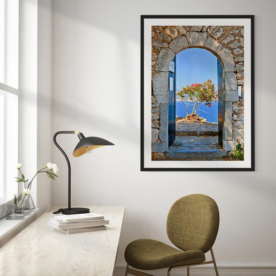 Plakat bez ramy 21x30 - Perspektywa nad morzem - perspektywa, morze