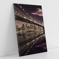 Obraz na płótnie 50x70 - ikona Nowego Jorku - most, Nowy Jork
