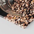 Obraz na płótnie 50x50 - Kawa ziarna pełne aromatu - kawa, ziarna