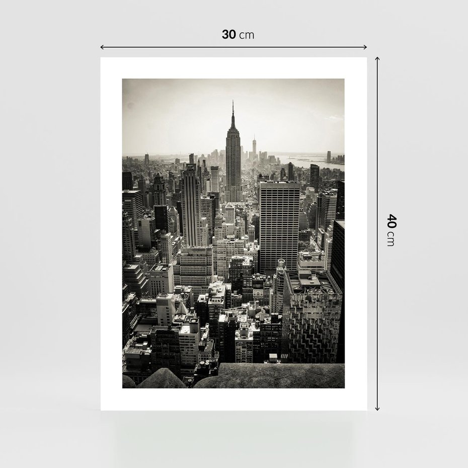 Plakat bez ramy 30x40 - Dusza wielkiego miasta - Manhattan, Nowy Jork