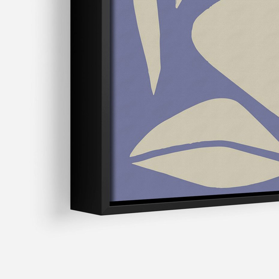 Obraz w ramie 50x70 - Echa Wizualnej Transcendencji - skandynawski styl, plakat - rama czarna