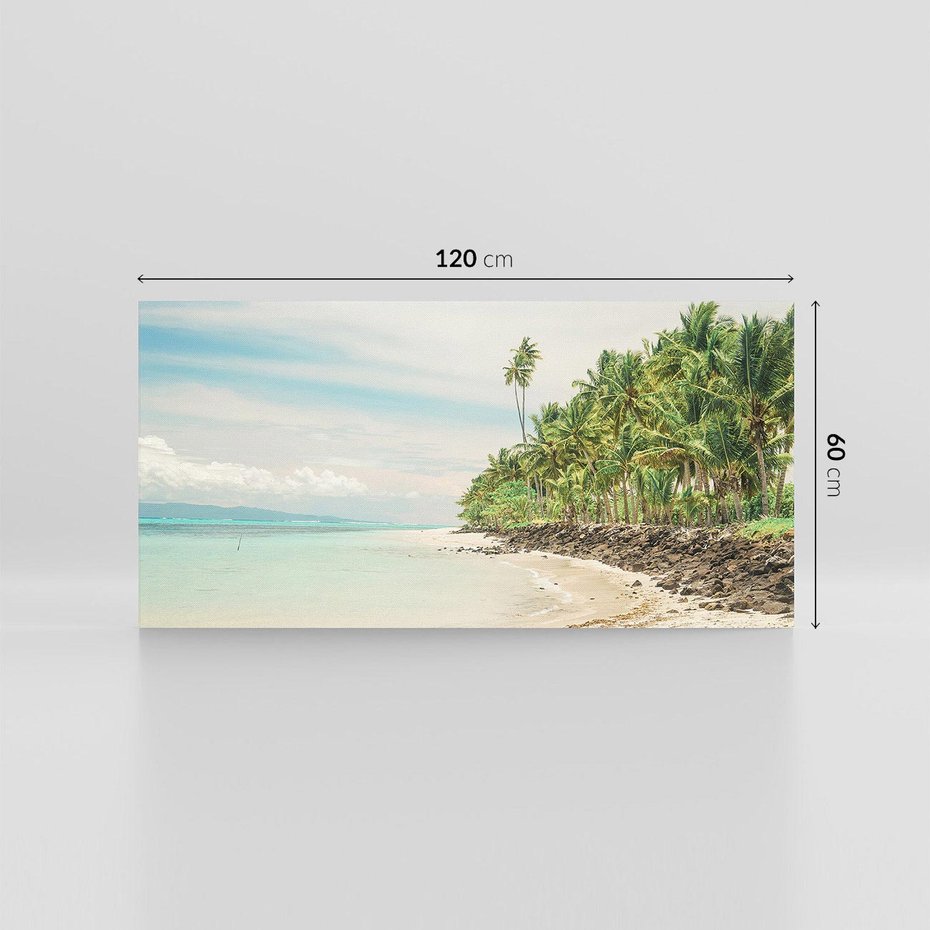 Obraz na płótnie 120x60 - Uczta Egzotycznych Marzeń - fotografia, rajska plaża