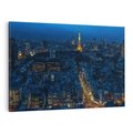 Obraz na płótnie 100x70 - Nocne impresje Paryża we Francji - Francja, Paryż