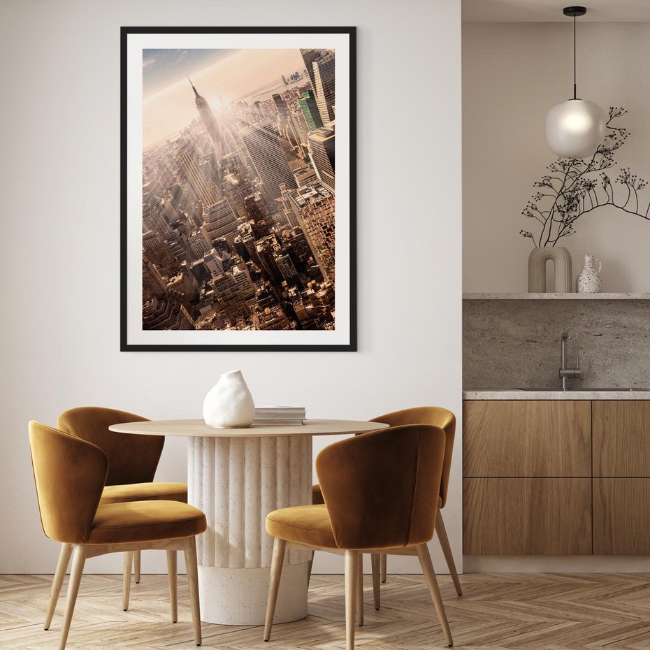 Plakat bez ramy 40x50 - Dynamika Nowego Jorku - Nowy Jork, miasto