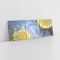 Obraz na płótnie 150x50 - Cytryny Kwasowa Świeżość - cytryny, owoce