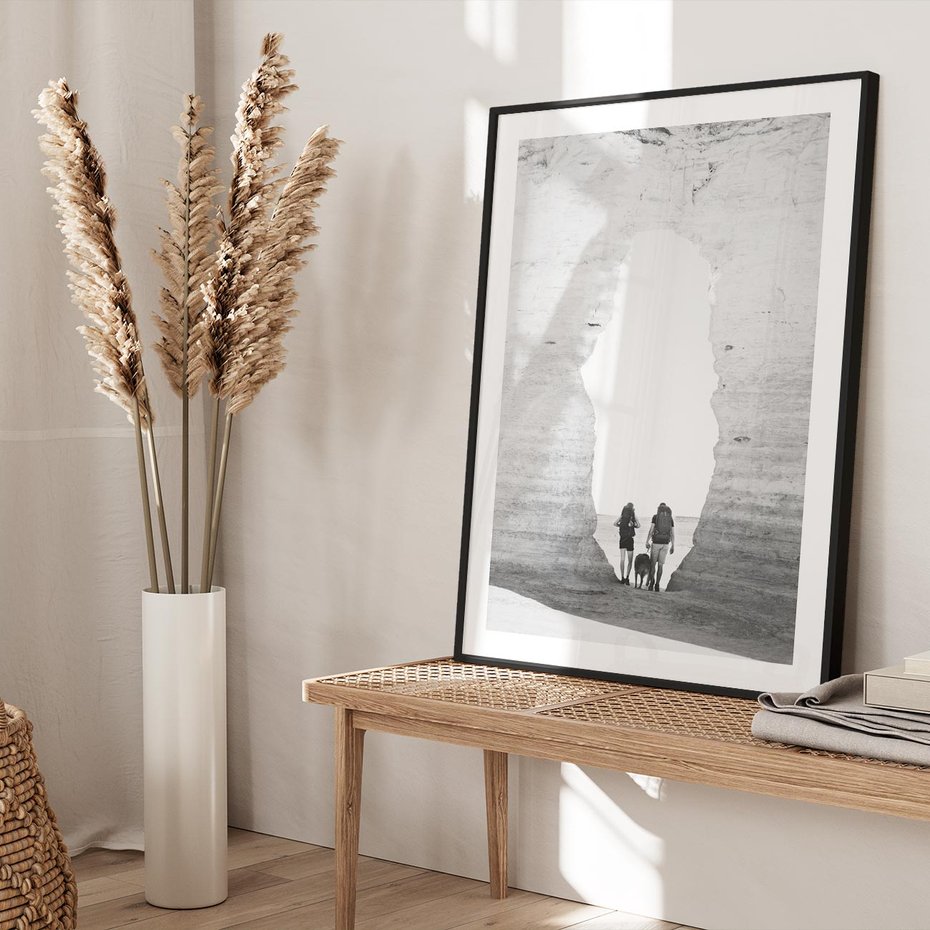 Plakat bez ramy 21x30 - Podróżna Eksploracja - Echa Przygody