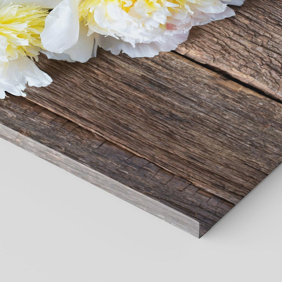 Obraz na płótnie 40x40 - Relaksująca Harmonia - kwiaty, spa