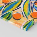 Obraz na płótnie 70x50 - Cytrusowa Abstrakcja - abstrakcja, owoce cytrusowe